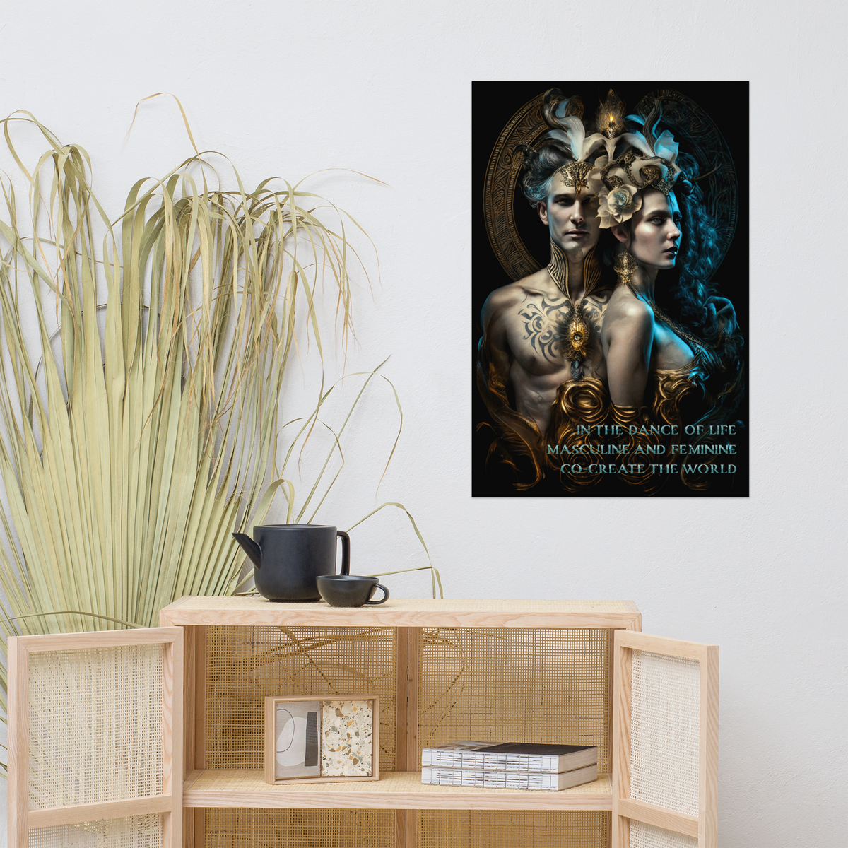 Hermetics &quot;Masculine and feminine aspect...&quot; Poster (24 x 36 inches)