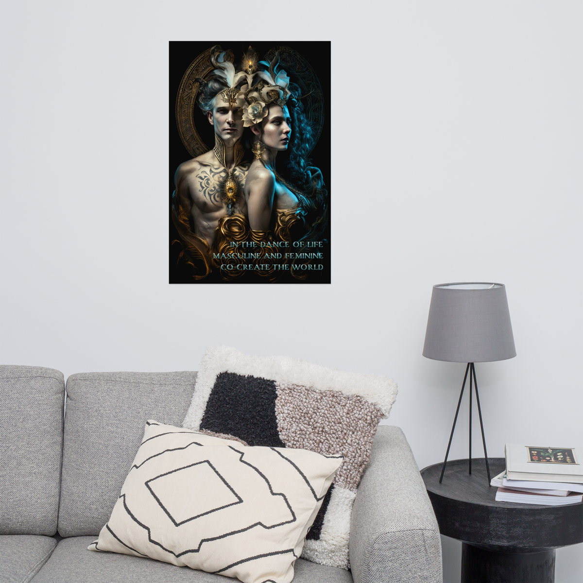 Hermetics &quot;Masculine and feminine aspect...&quot; Poster (24 x 36 inches)