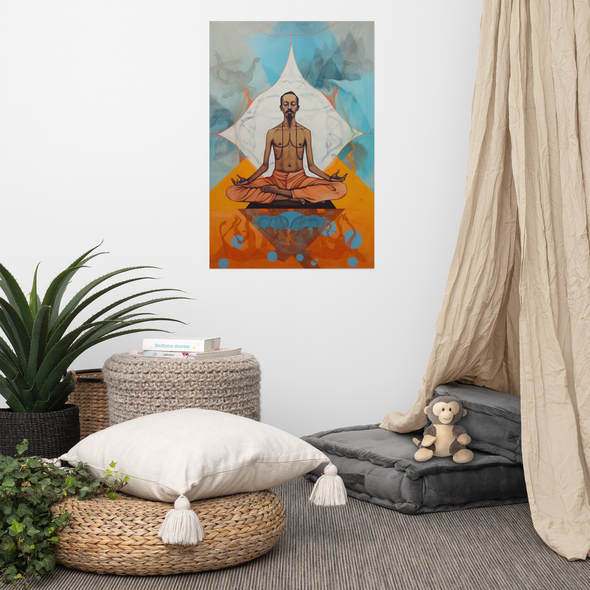 Salvador Dali meditating by IndiOdyssey