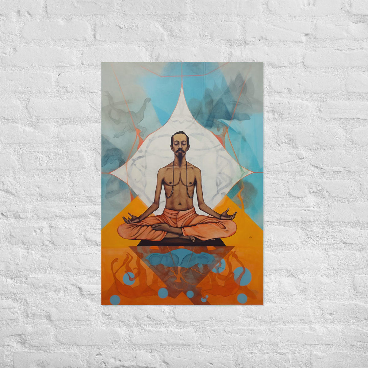 Salvador Dali meditating by IndiOdyssey