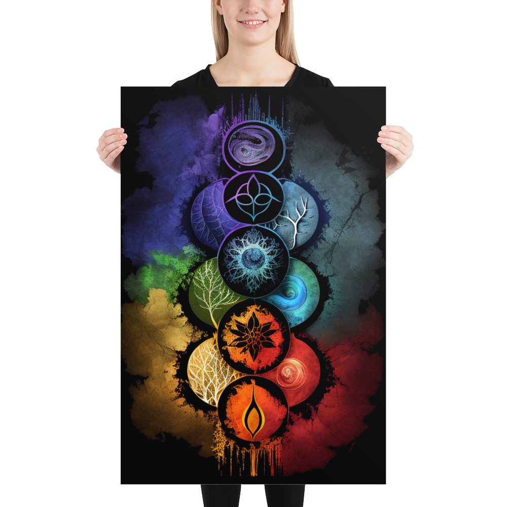 Chakra Poster (24 x 36 inches)