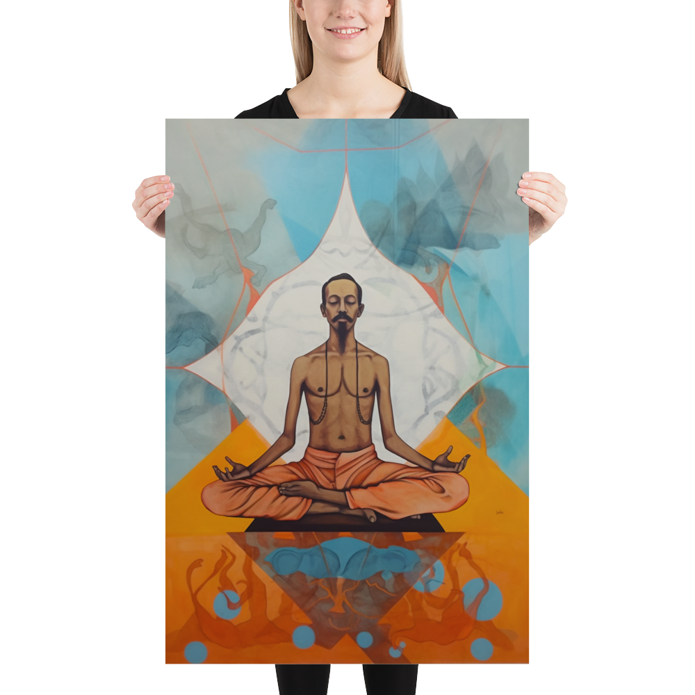Salvador Dali meditating by IndiOdyssey