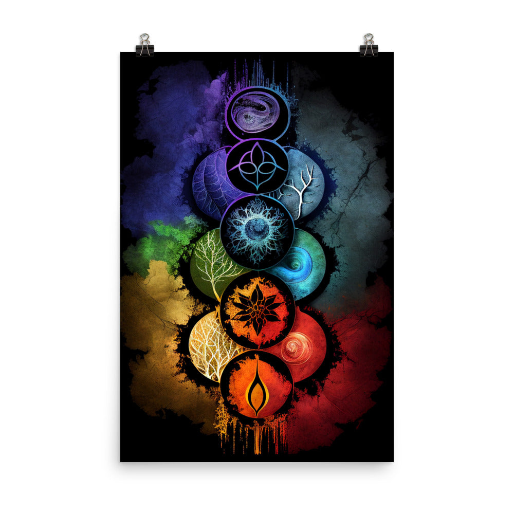 Chakra Poster (24 x 36 inches)