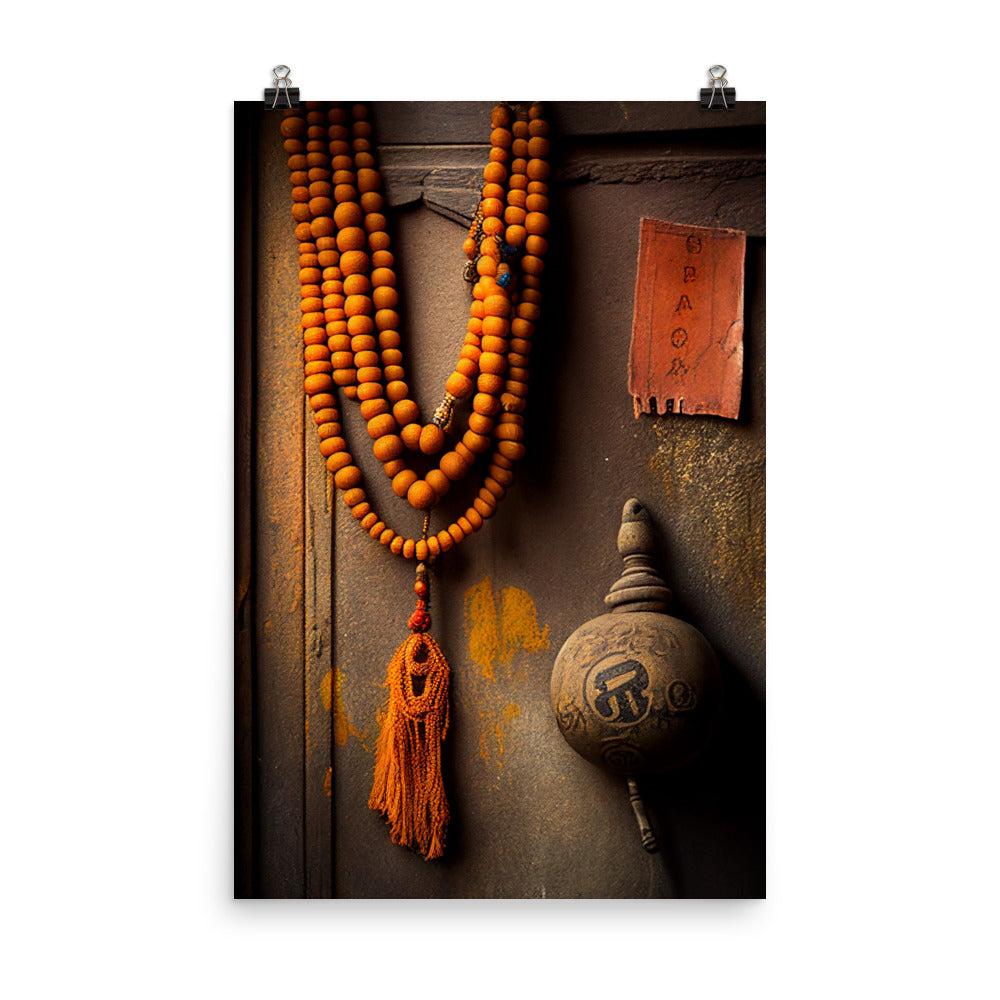 Japa Mala Poster (24 x 36 inches)
