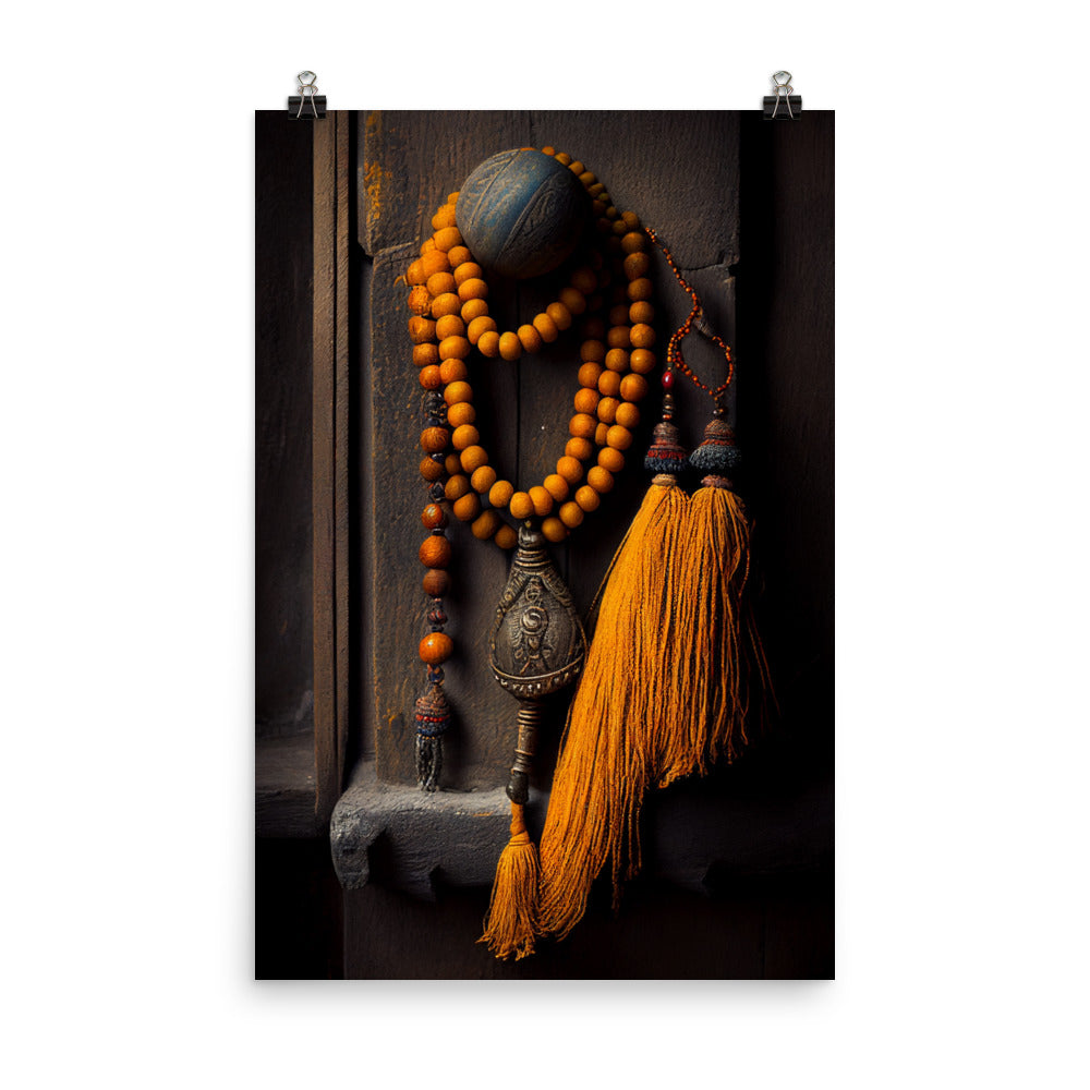 Meditation Japa Mala Poster (24 x 36 inches)