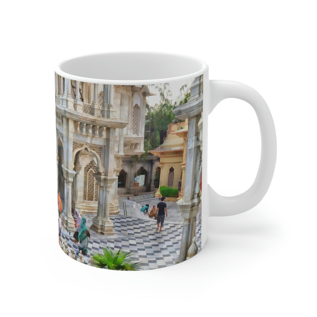 ISKCON Temple Coffee Mug Gift Hare Krishna IndiOdyssey
