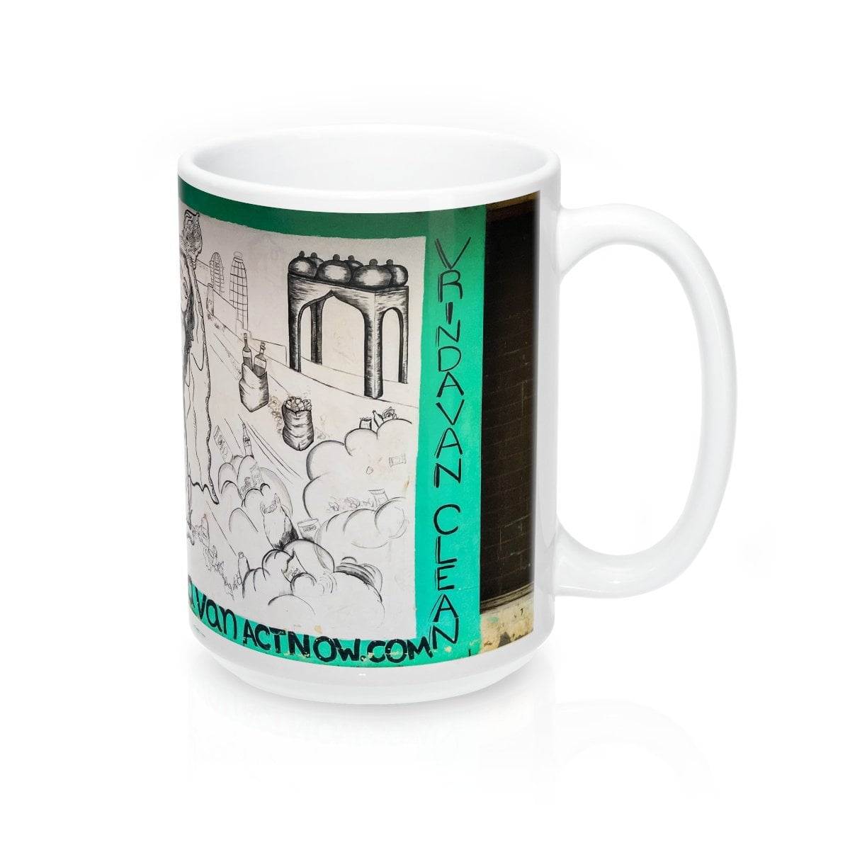 Keep Vrindavan Clean - Street Art Coffee Mug