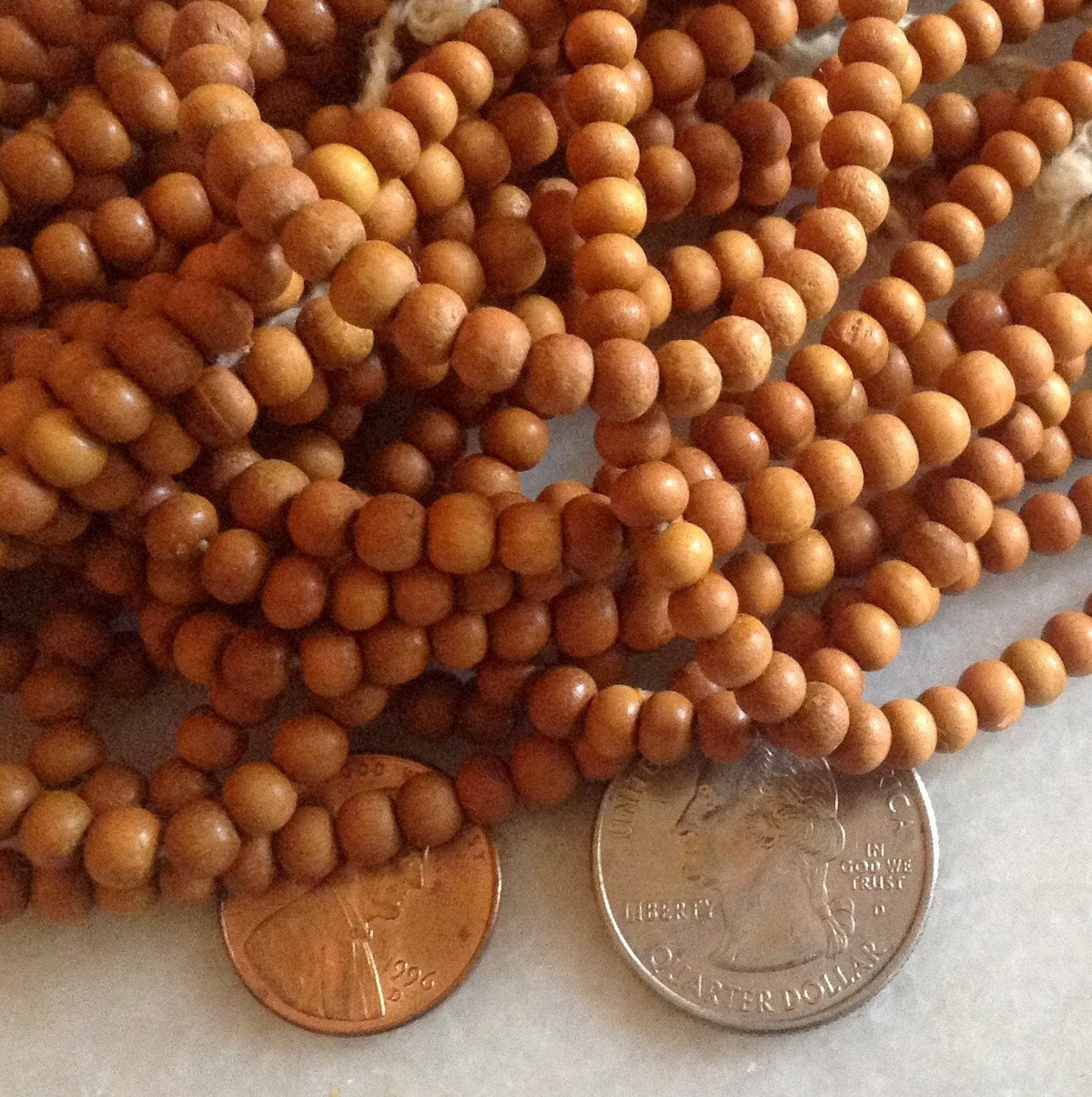 5mm Sandalwood Beads