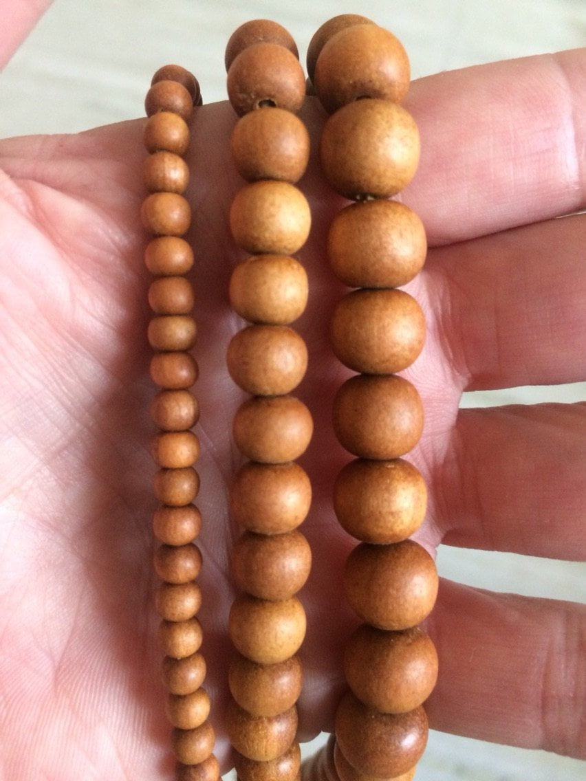 6mm Sandalwood Beads - Indiodyssey