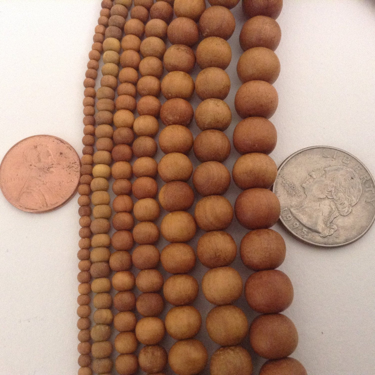 9mm Sandalwood Beads