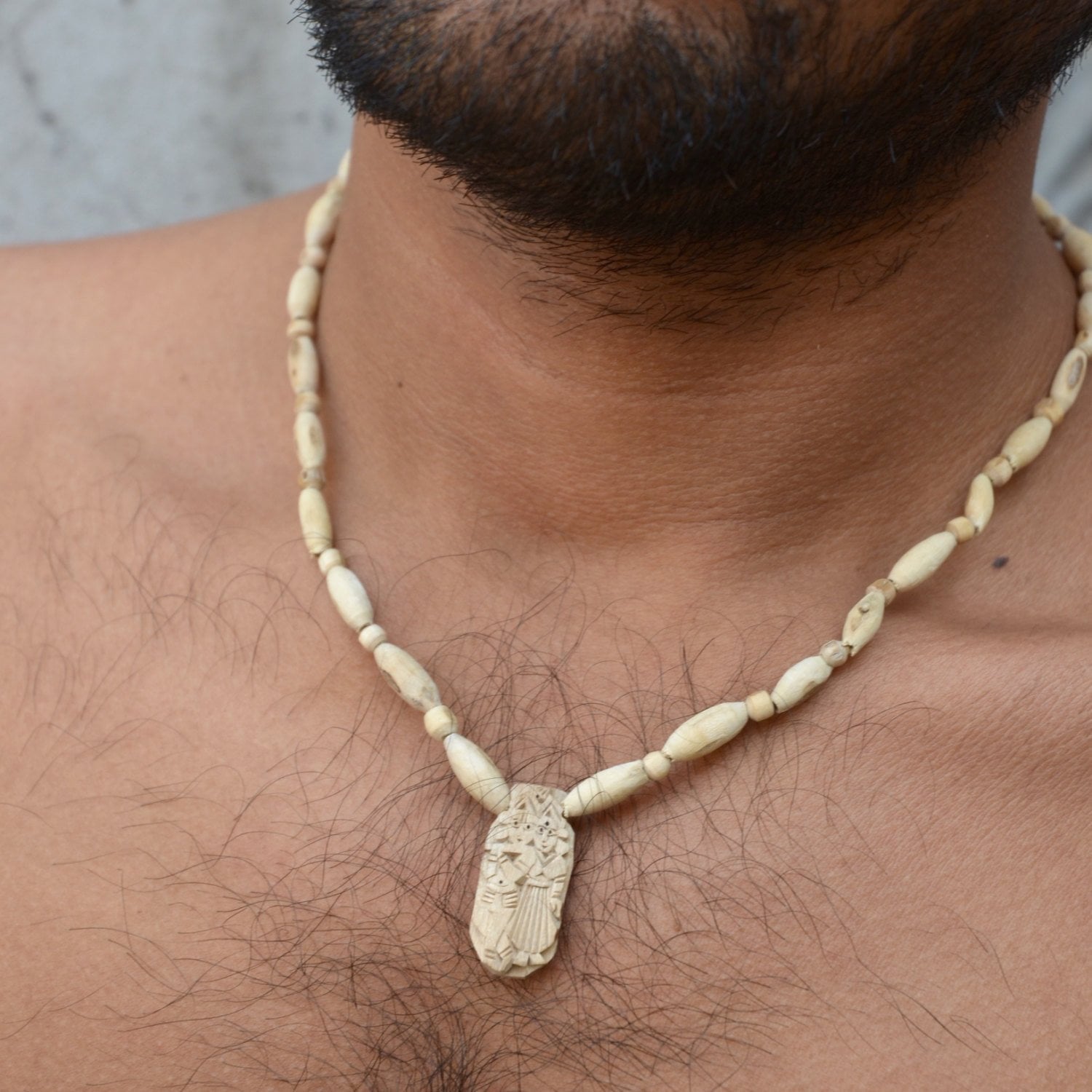 Radha Krishna Tulsi Kanthi Necklace Indiodyssey