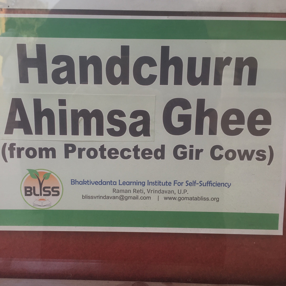 Ghee Stained Radha Tulsi Necklace with Silver Kavach