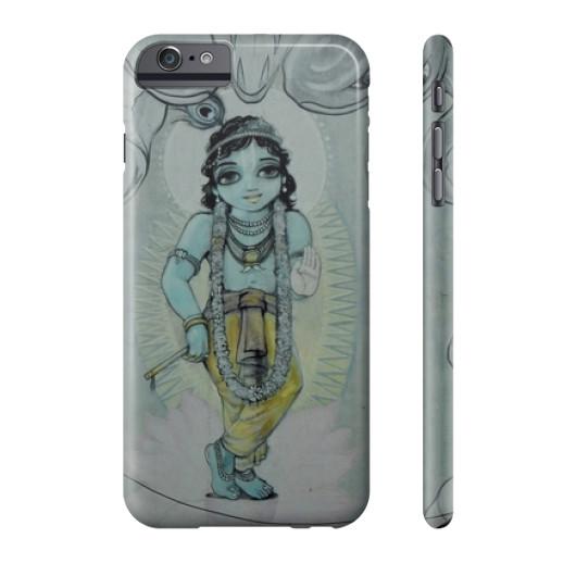 Krishna & Kaliya - Vrindavan Street Art Phone Case  Indiodyssey
