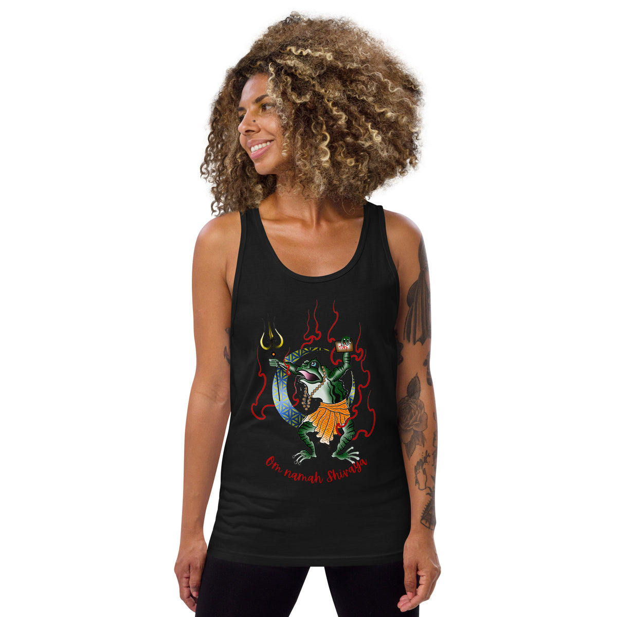 Shiva Frog Unisex Tank Top