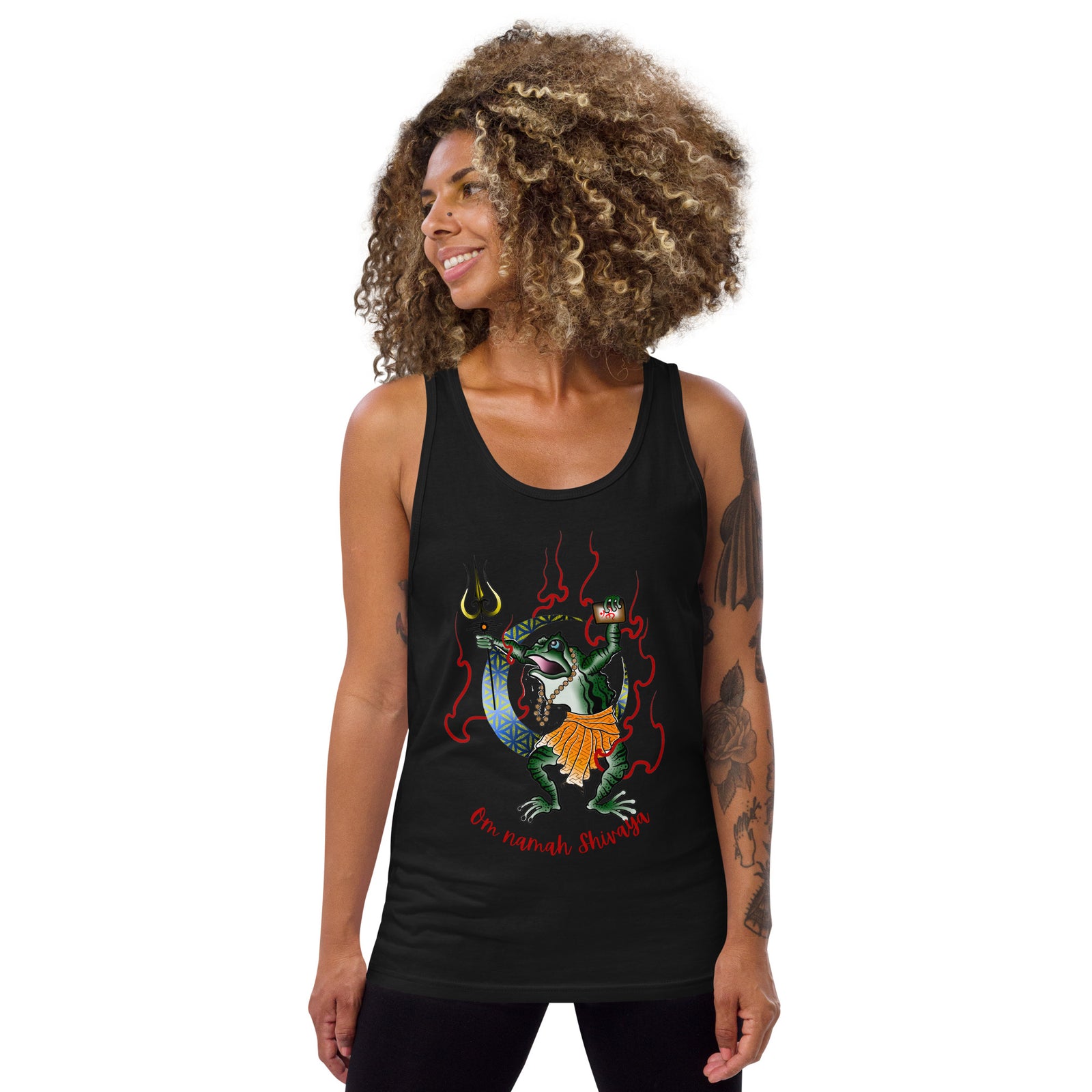 Shiva Frog Unisex Tank Top
