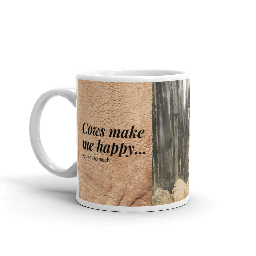 Cows Make Me Happy Mug