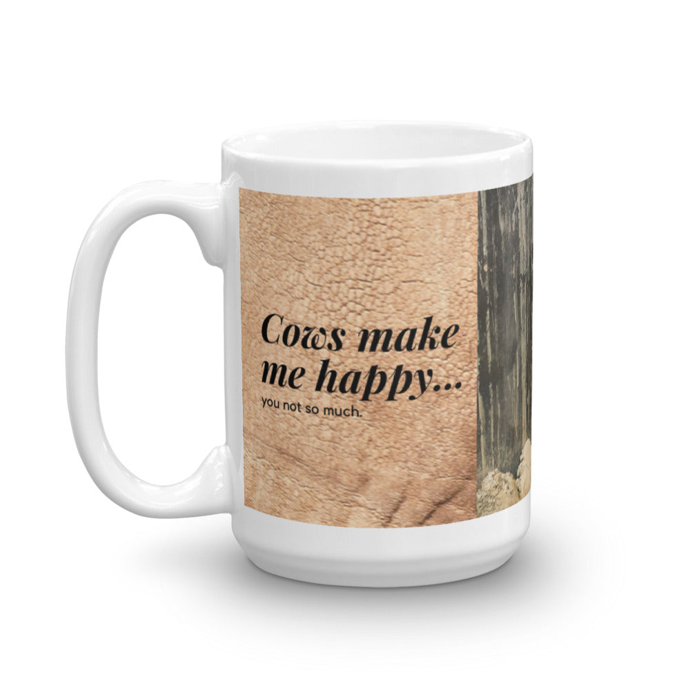 Cows Make Me Happy Mug