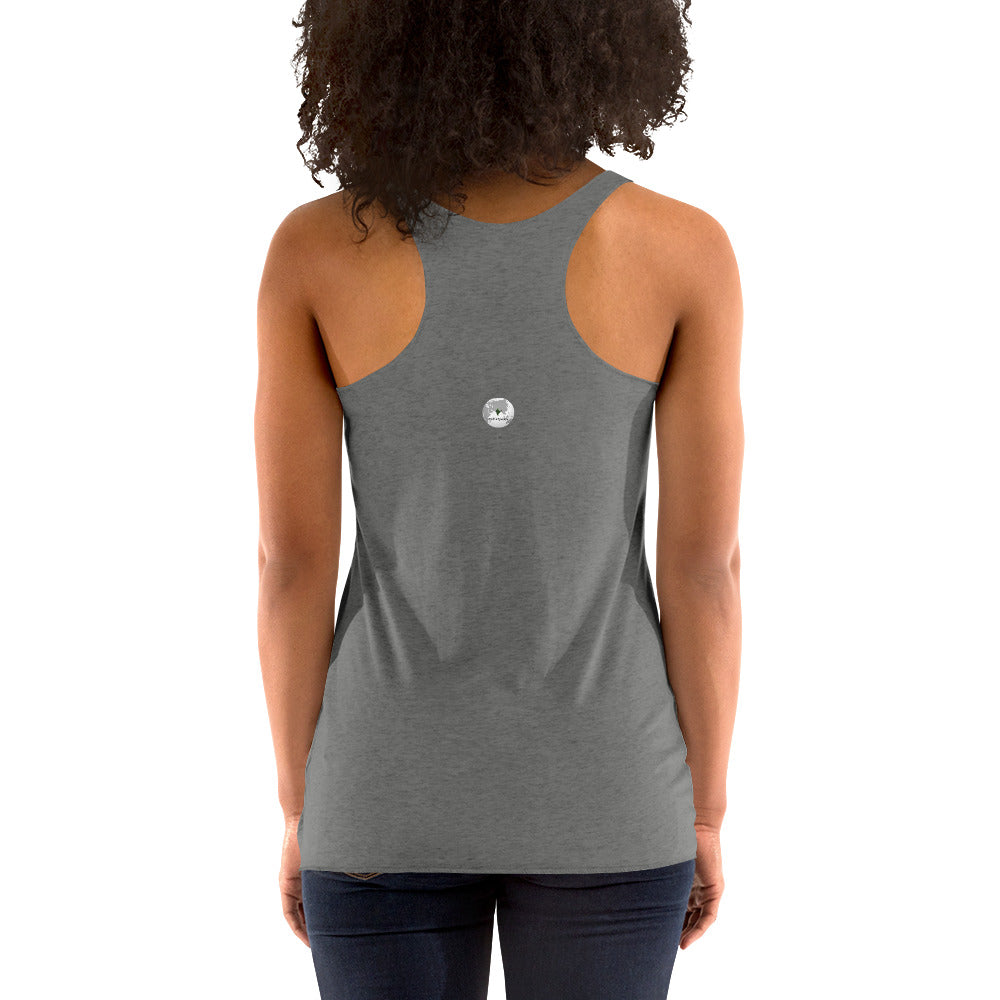 Women&#39;s Racerback Tank Namaste Yogi Beatles Ashram Rishikesh India
