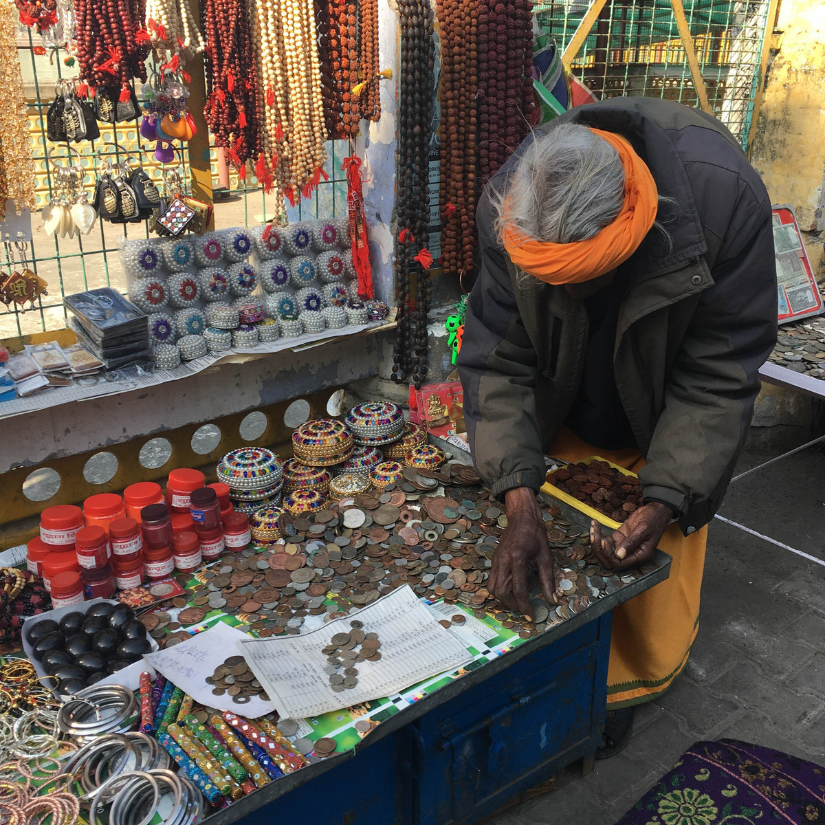 Old Indian Coin Charms
