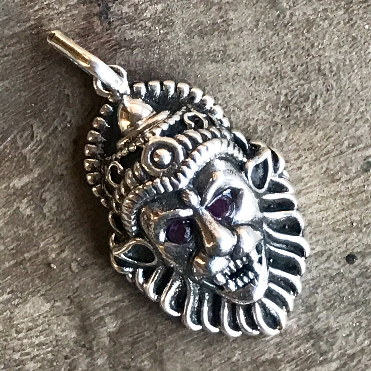 Narasimha Sterling Silver Pendant
