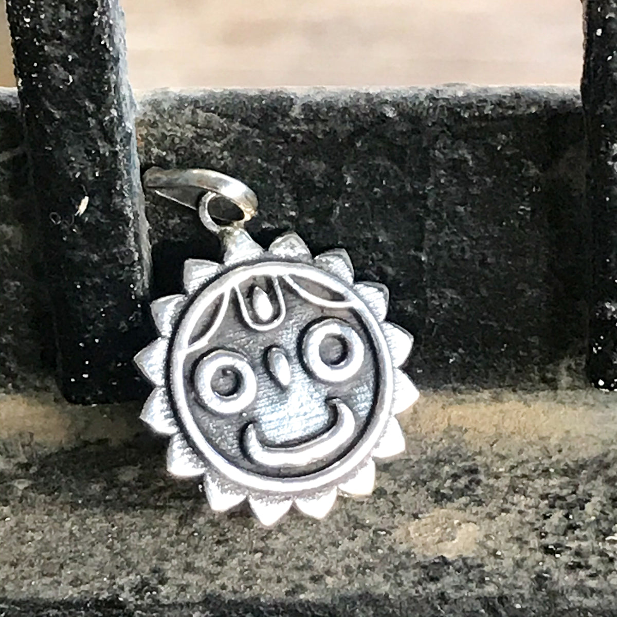 Jagannath Sterling Silver Pendant