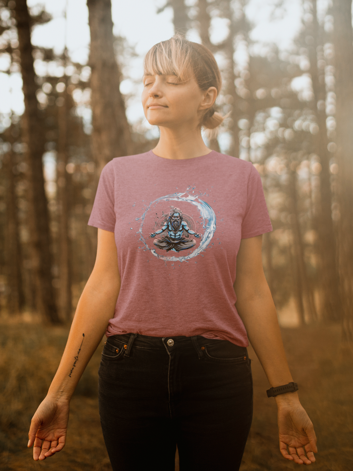 &quot;Be like water&quot; Women&#39;s Relaxed T-Shirt by IndiOdyssey
