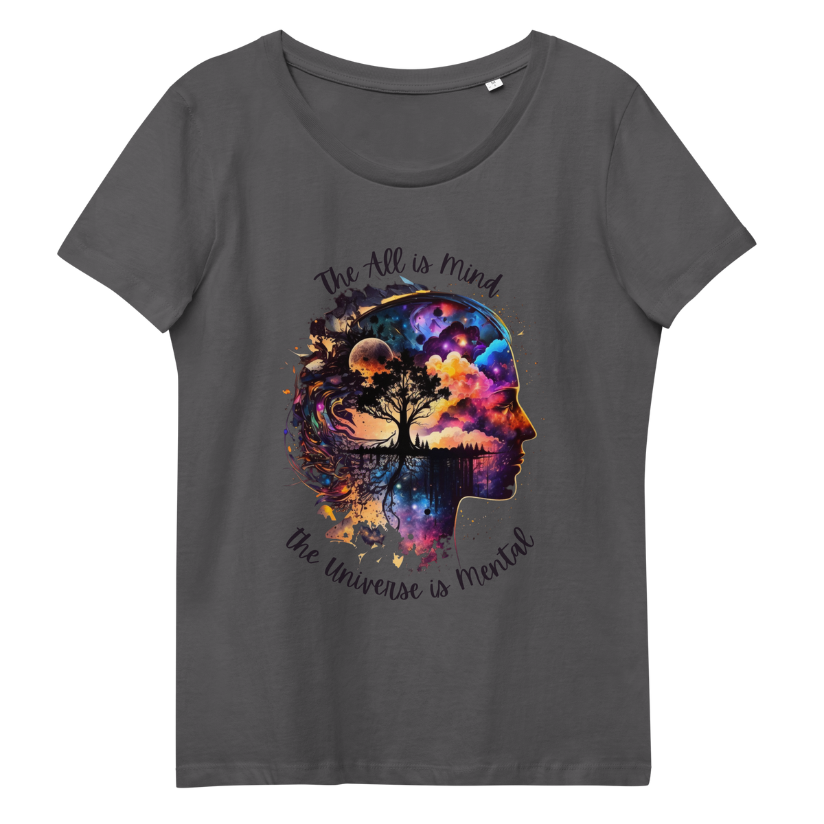 Hermetics &quot;All is mind...&quot; Women&#39;s fitted eco tee