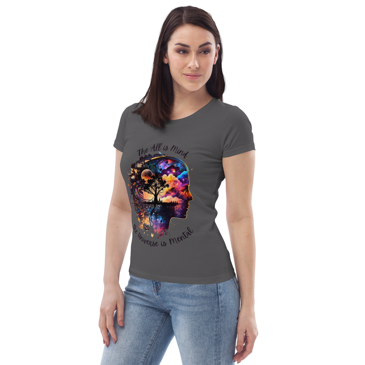 Hermetics &quot;All is mind...&quot; Women&#39;s fitted eco tee