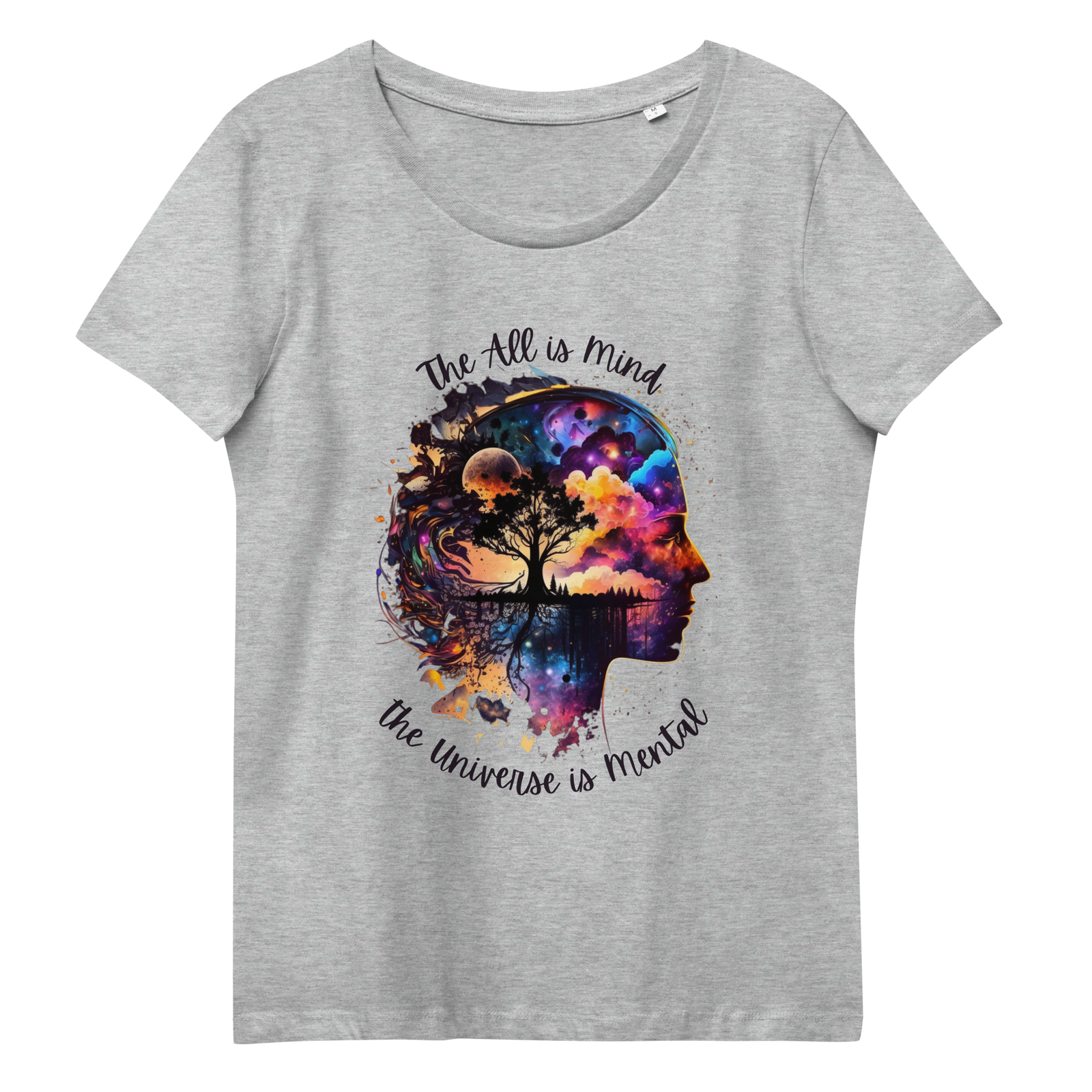 Hermetics "All is mind..." Women's fitted eco tee