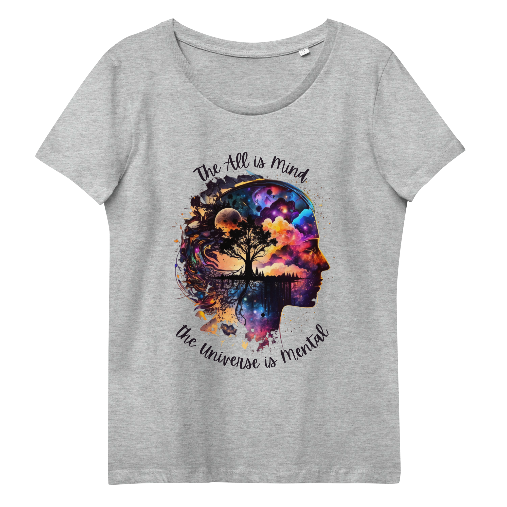 Hermetics "All is mind..." Women's fitted eco tee