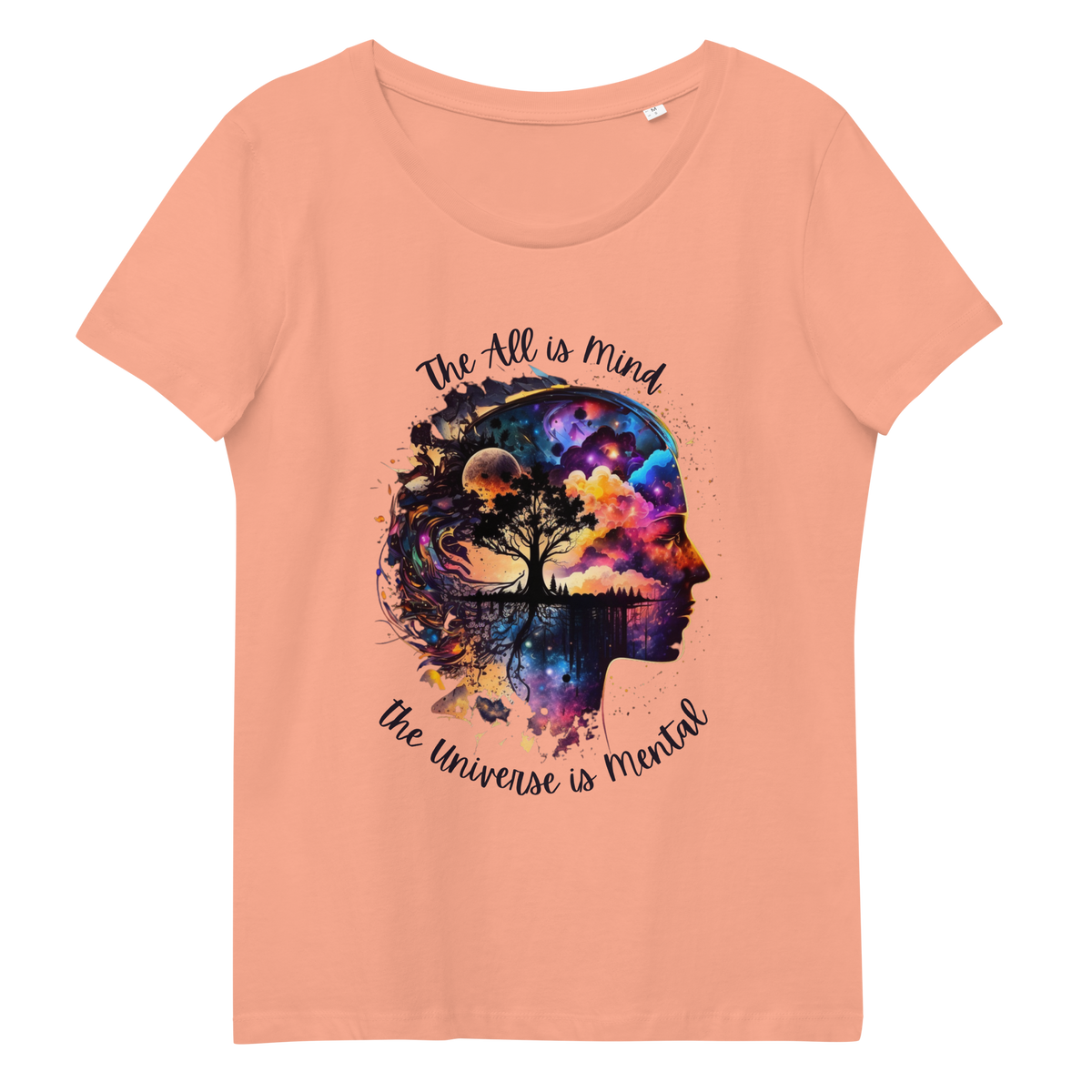Hermetics &quot;All is mind...&quot; Women&#39;s fitted eco tee