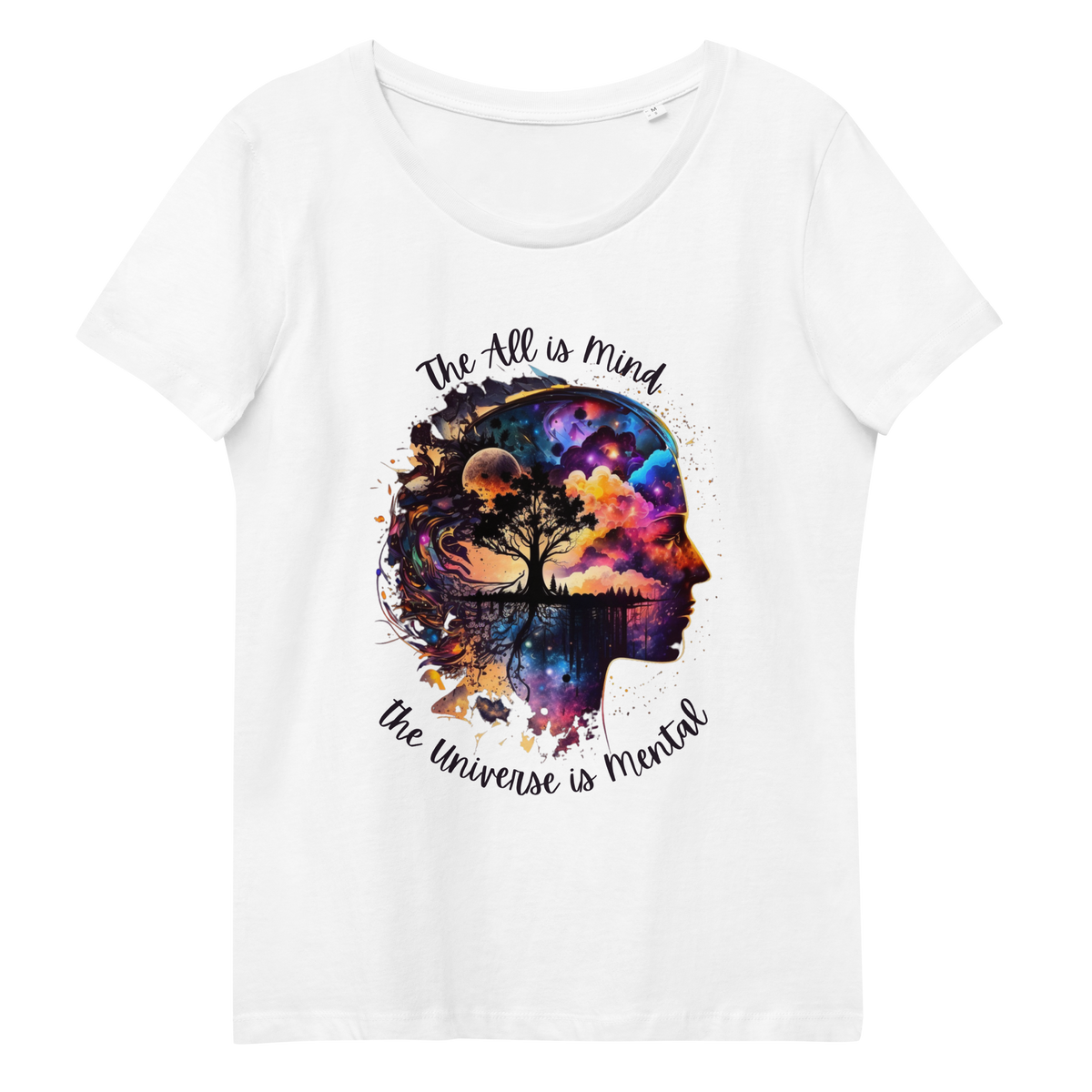 Hermetics &quot;All is mind...&quot; Women&#39;s fitted eco tee