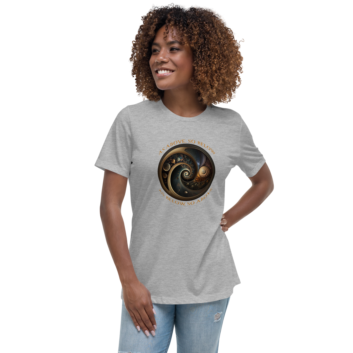 Hermetics &quot;As Above, So Below...&quot; Women&#39;s Relaxed T-Shirt