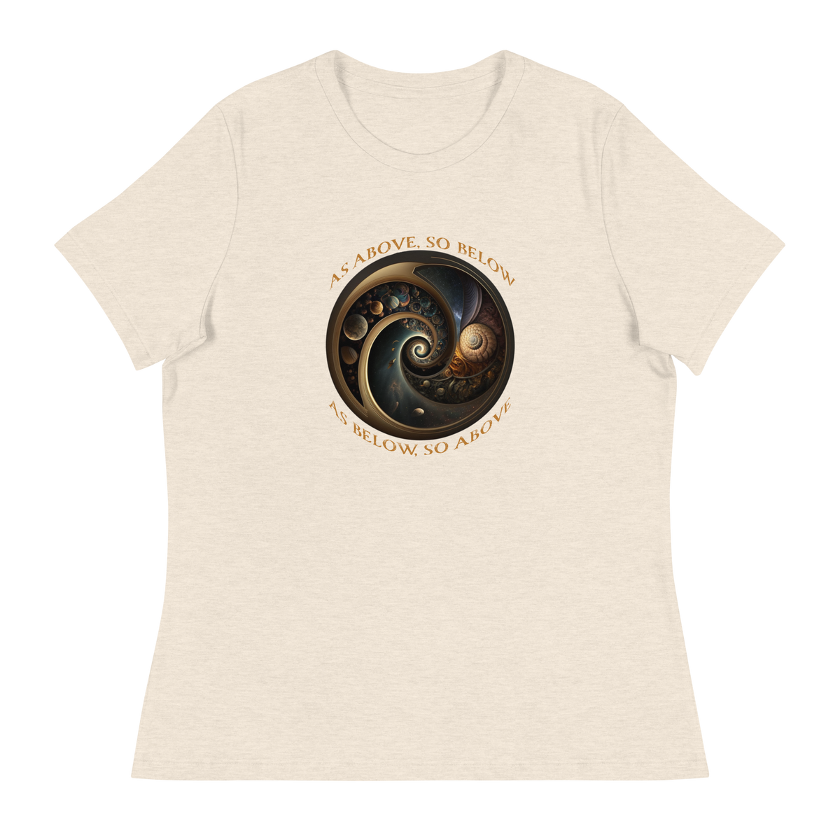 Hermetics &quot;As Above, So Below...&quot; Women&#39;s Relaxed T-Shirt